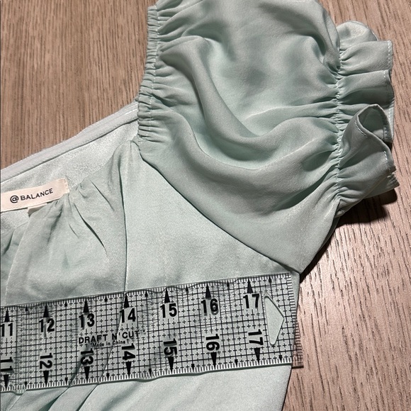 Balance Collection Light Green Ruffle Romper - Picture 8 of 14